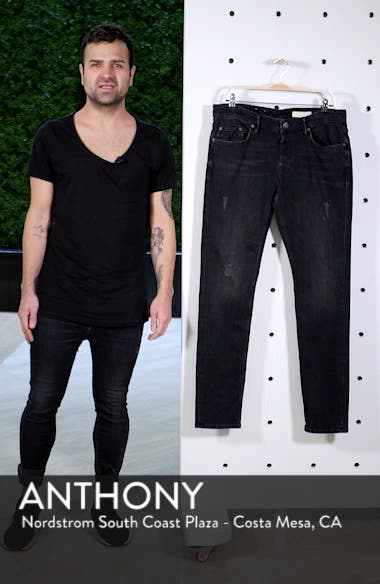 AllSaints Rex Slim Fit Straight Leg Jeans Nordstrom