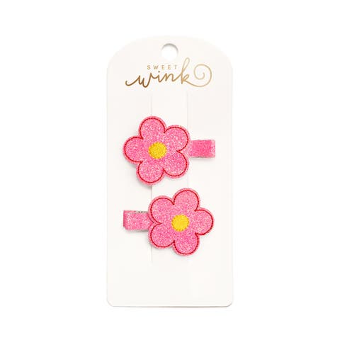 Pink Daisy Clip Set (Toddler, Little Kid & Big Kid)