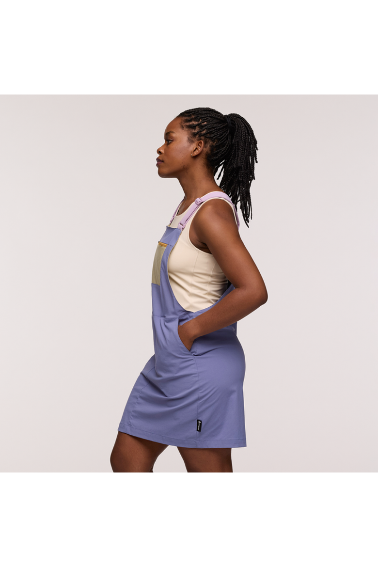 Tolima Overall Dress - Women's, Alternate, color, Blue Smoke