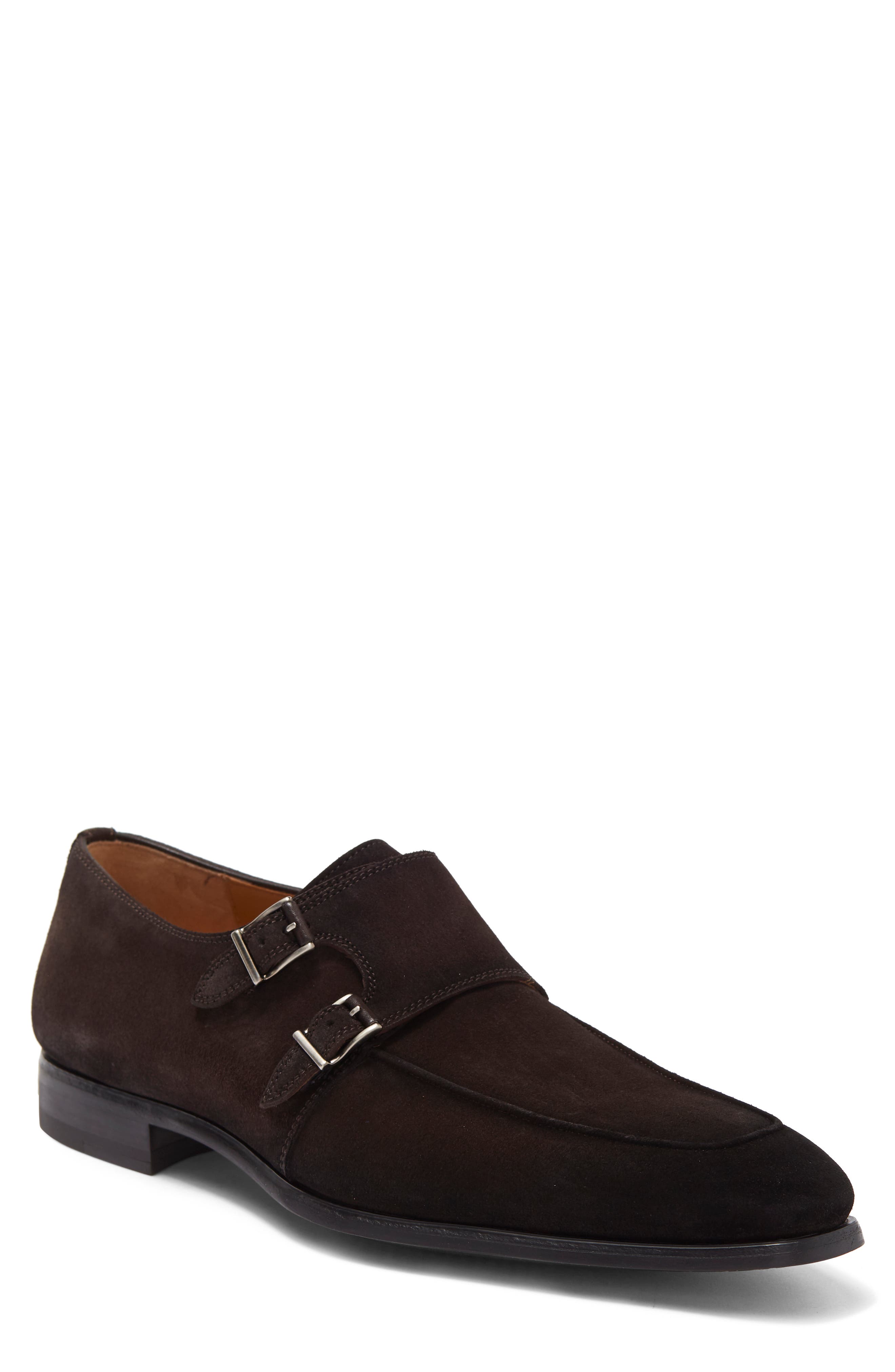 Magnanni Monk Strap Shoe, Main, color, 