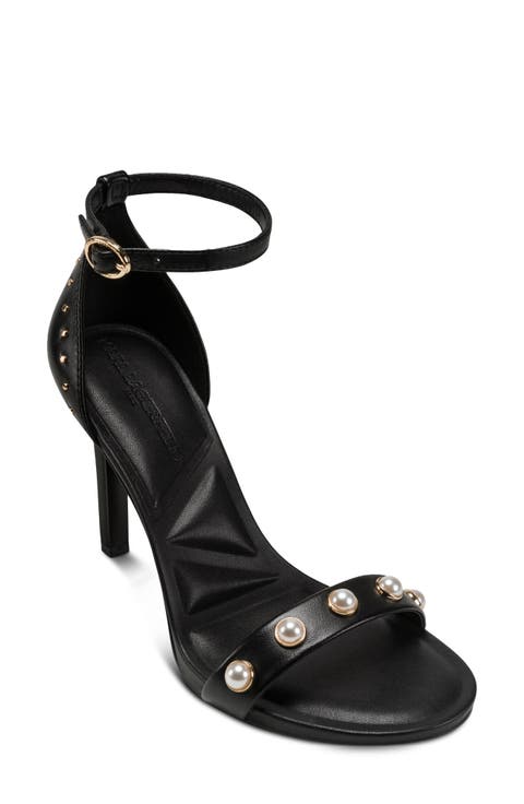 Kenz Sequin Ankle Strap Sandal (Women)