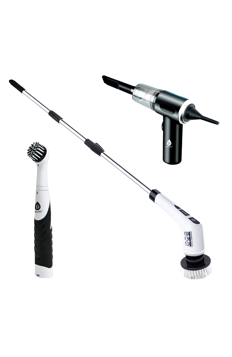 PURSONIC 3-in-1 Cordless Cleaning Pursonic Bundle, Main, color, White
