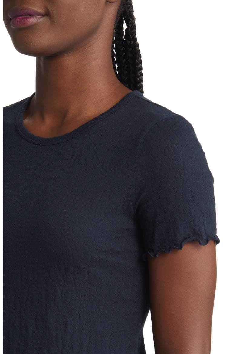 Gemma Floral Jacquard T-Shirt, Alternate, color, SALUTE