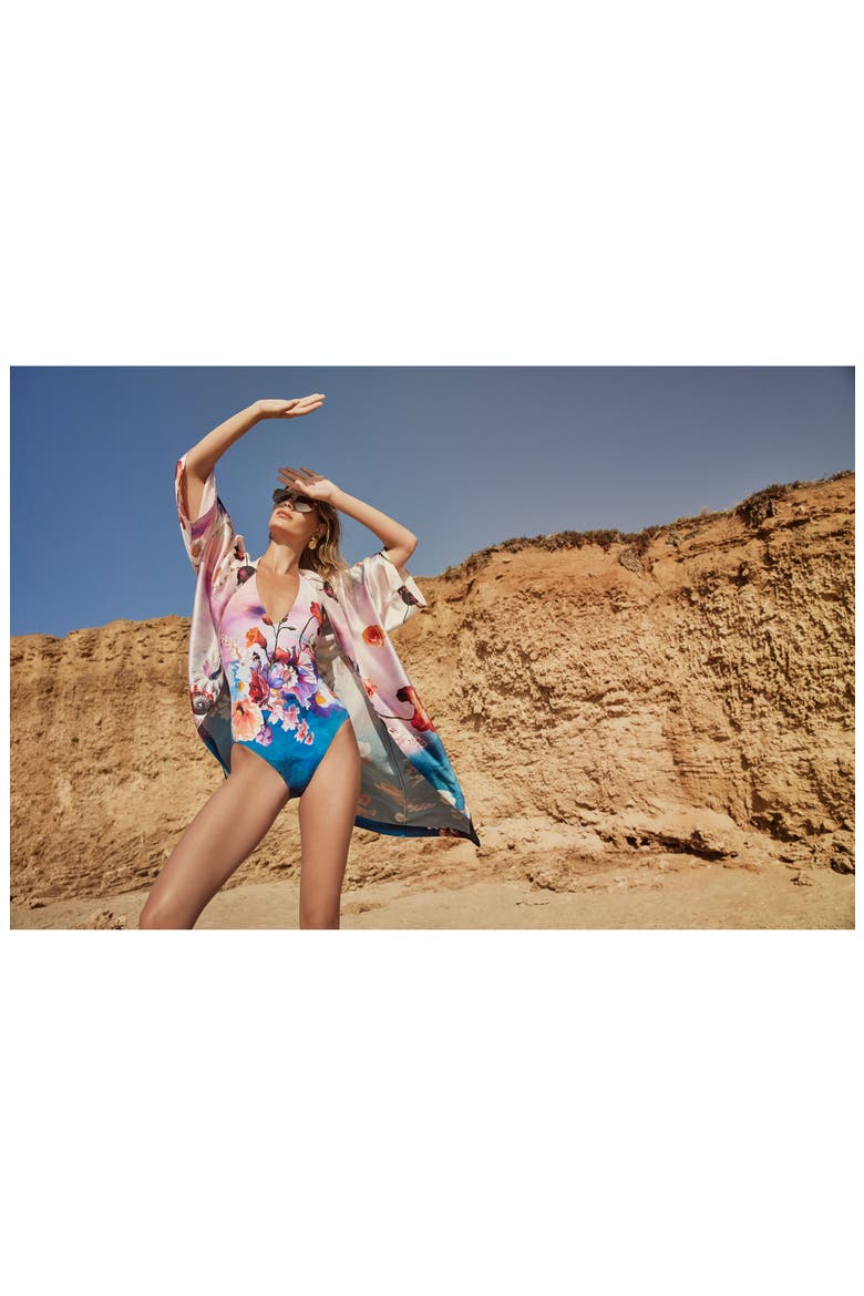 Under The Sea Robe Cover-up, Alternate, color, The-Sea-Multi