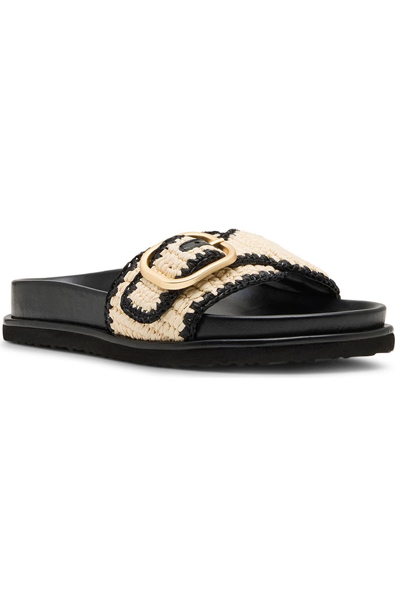 Steve Madden Memphis Slide Sandal, Main, color, Black Multi