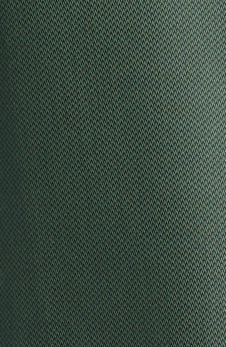 1863 by Eterna Modern Fit Solid Non-Iron Cotton Dobby Dress Shirt, Alternate, color, Dark Green