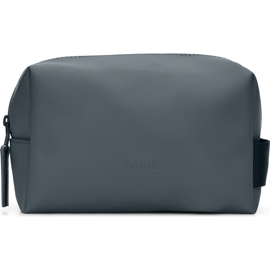 Rains Small Waterproof Toiletry Bag In Blue