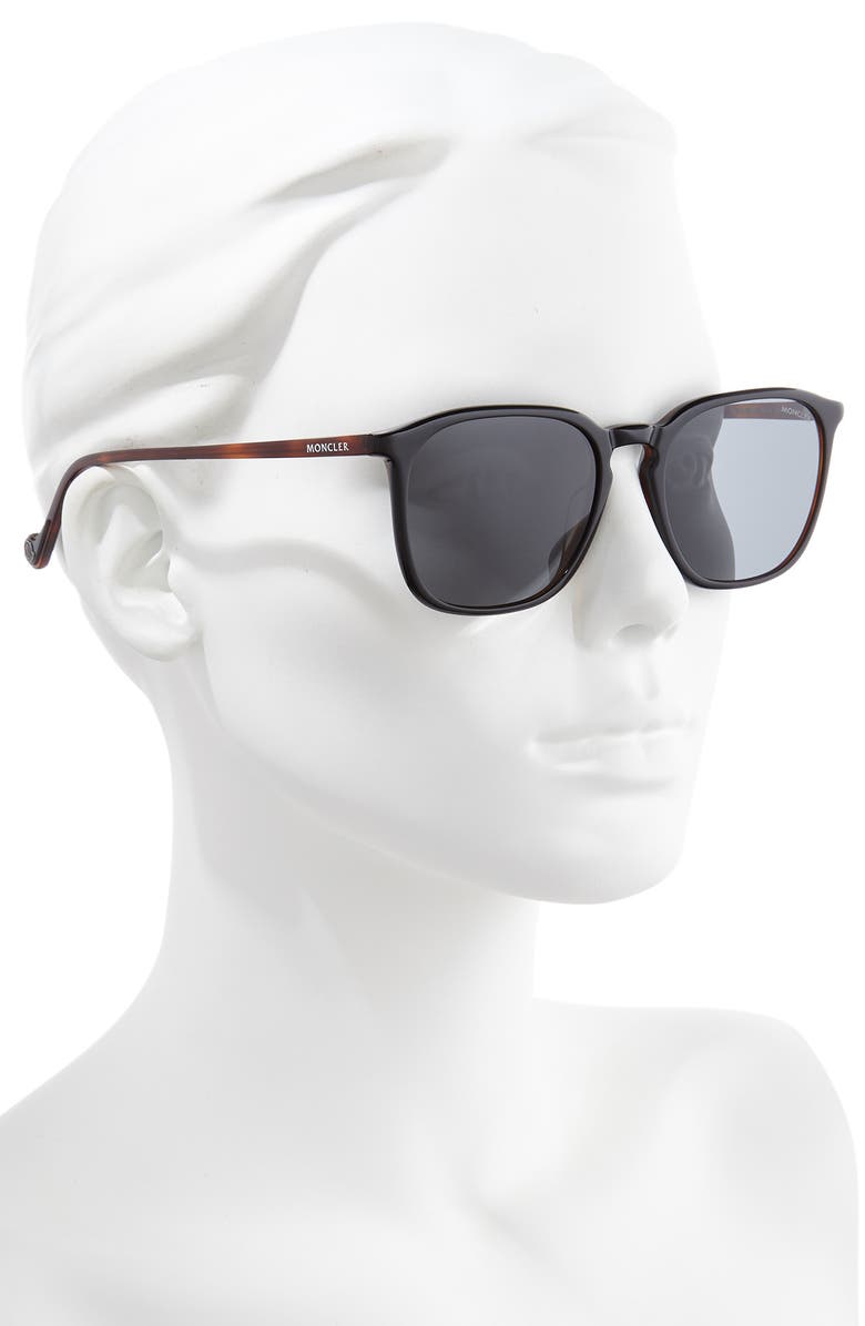 Moncler 56mm Square Sunglasses, Alternate, color, 