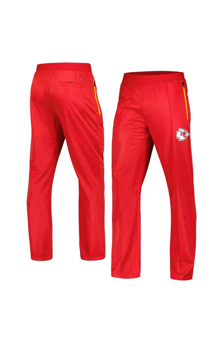 Tommy Hilfiger Men's Tommy Hilfiger Red Kansas City Chiefs Grant Track Pants, Alternate, color,