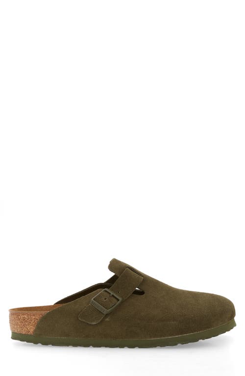 Birkenstock Boston Soft Clog In Green