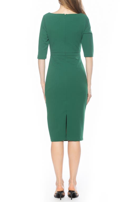 Alexia Admor Seraphina Sheath Dress In Green