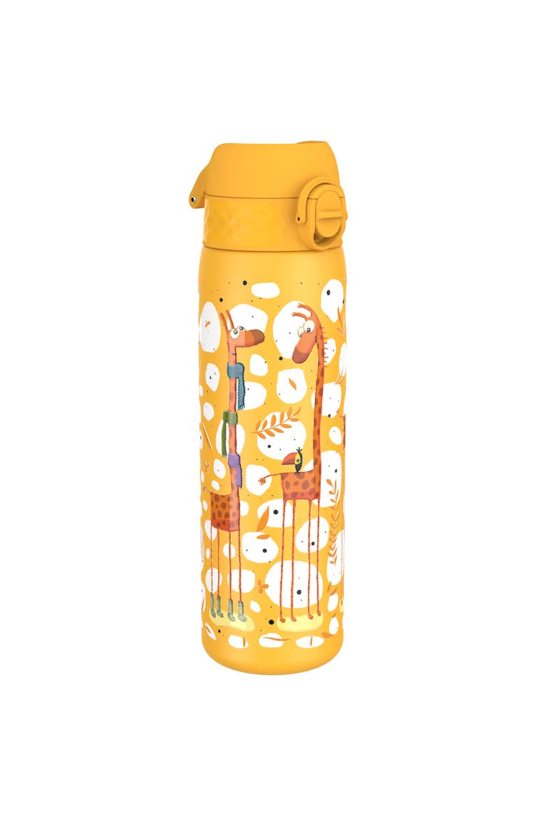 Single Walled Stainless Steel Water Bottle - 20oz, Main, color, Giraffes