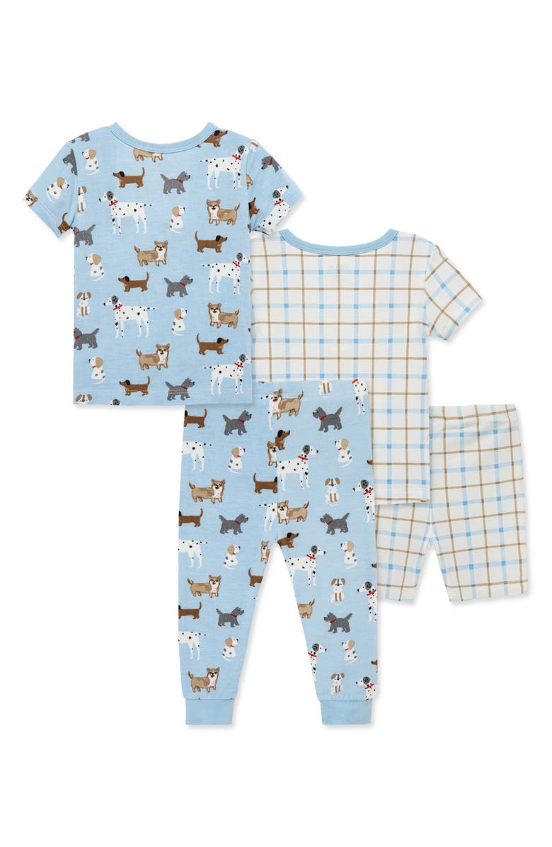 Little Me Puppy 2-Pack Fitted Pajamas, Alternate, color, Blue
