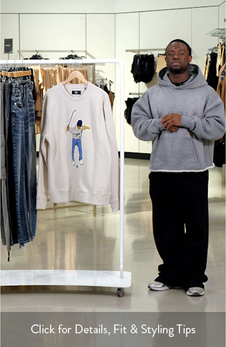 Swingman Appliqué Sweatshirt, sales video thumbnail