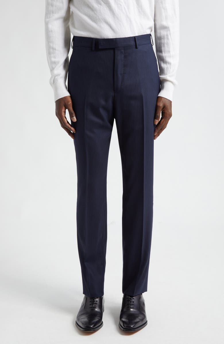 ZEGNA Stripe Centoventimila Couture Wool Suit, Alternate, color, 