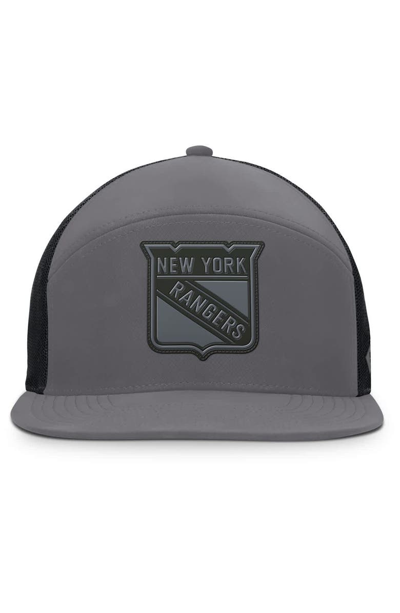 FANATICS Men's Fanatics Charcoal New York Rangers Fairweather Adjustable Hat, Alternate, color, Charcoal