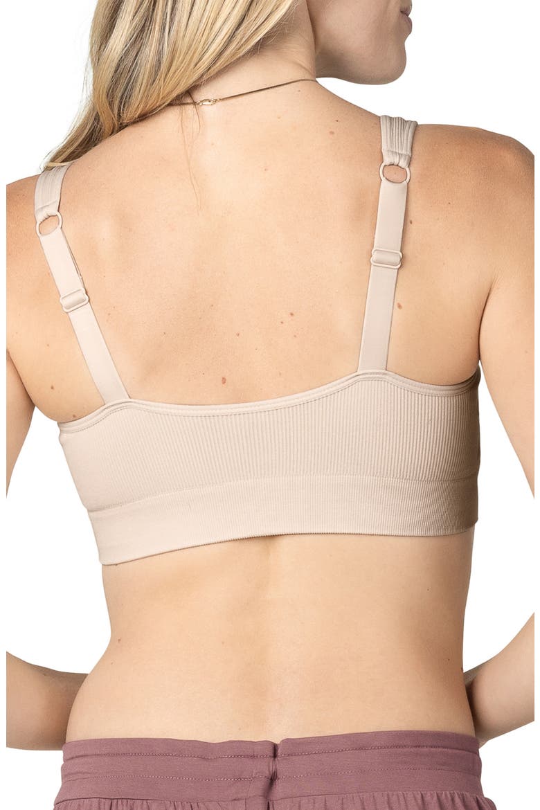 Mia Maternity & Nursing Lounge Bra- Fits Sizes 30B-44D, Alternate, color, STONE