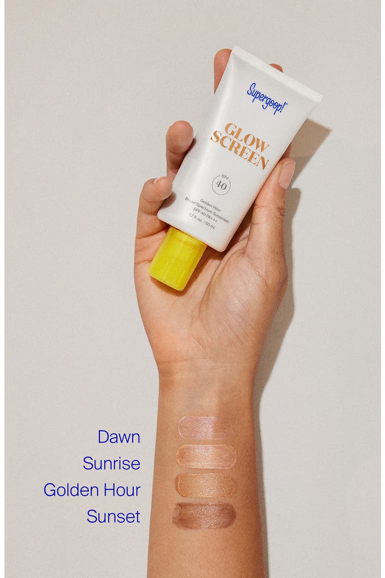 Glowscreen Broad Spectrum Sunscreen SPF 40, Alternate, color, GOLDEN HOUR