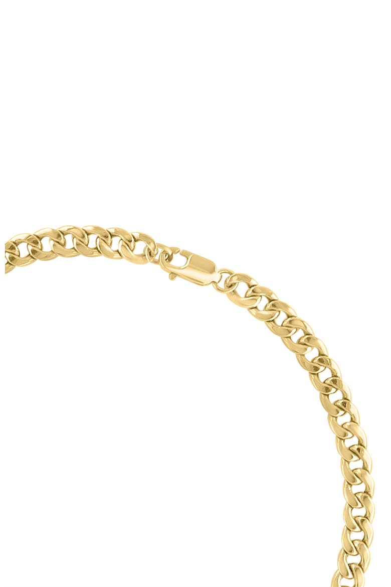 14K Yellow Gold Diamond,Mother of Pearl Bracelet, Alternate, color, Hematite and FW Blush Pearl