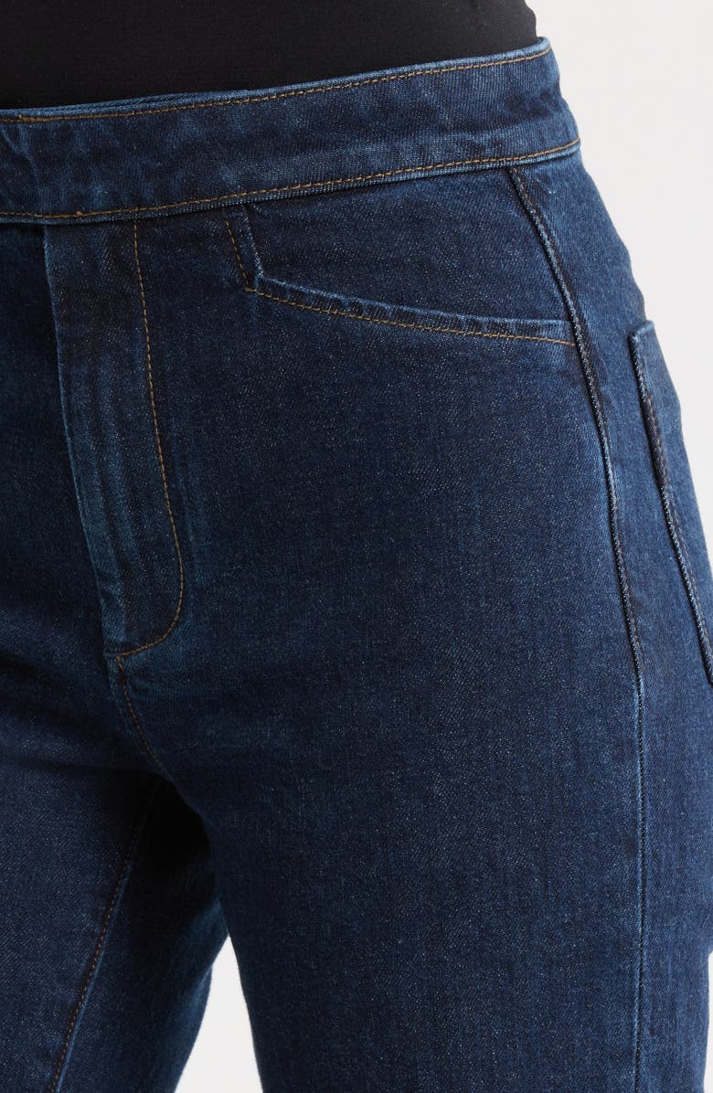 PAIGE Stevie High Waist Bootcut Trouser Jeans, Alternate, color, Ballast