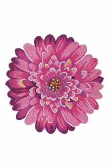 Dahlia Round Indoor/Outdoor Doormat