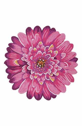 Dahlia Round Indoor/Outdoor Doormat
