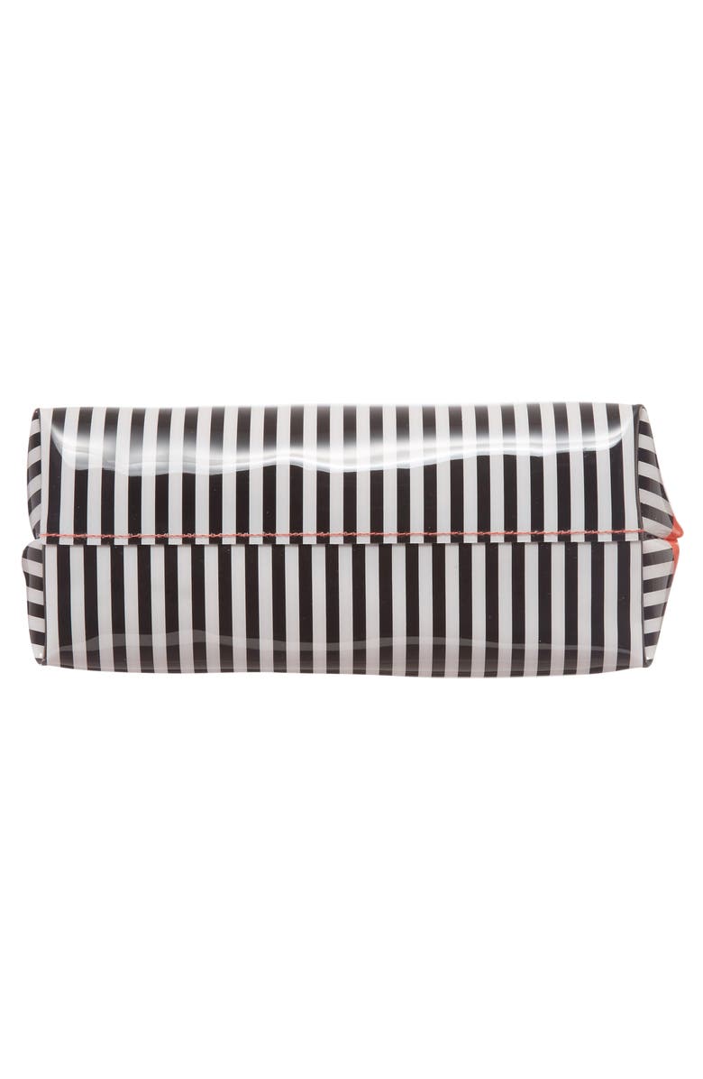 Catseye London Cat On Stripe Cosmetics Case, Alternate, color, 