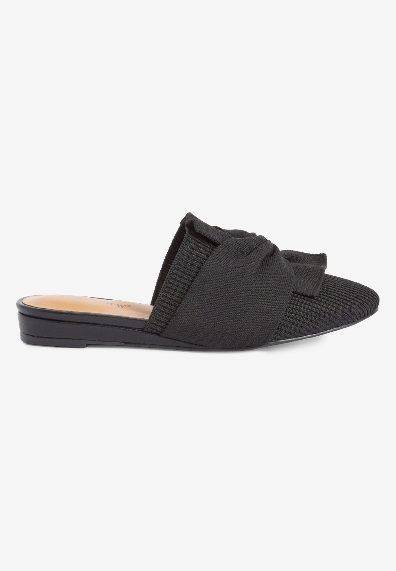 Comfortview The Savannah Slip On Mule, Alternate, color, Black