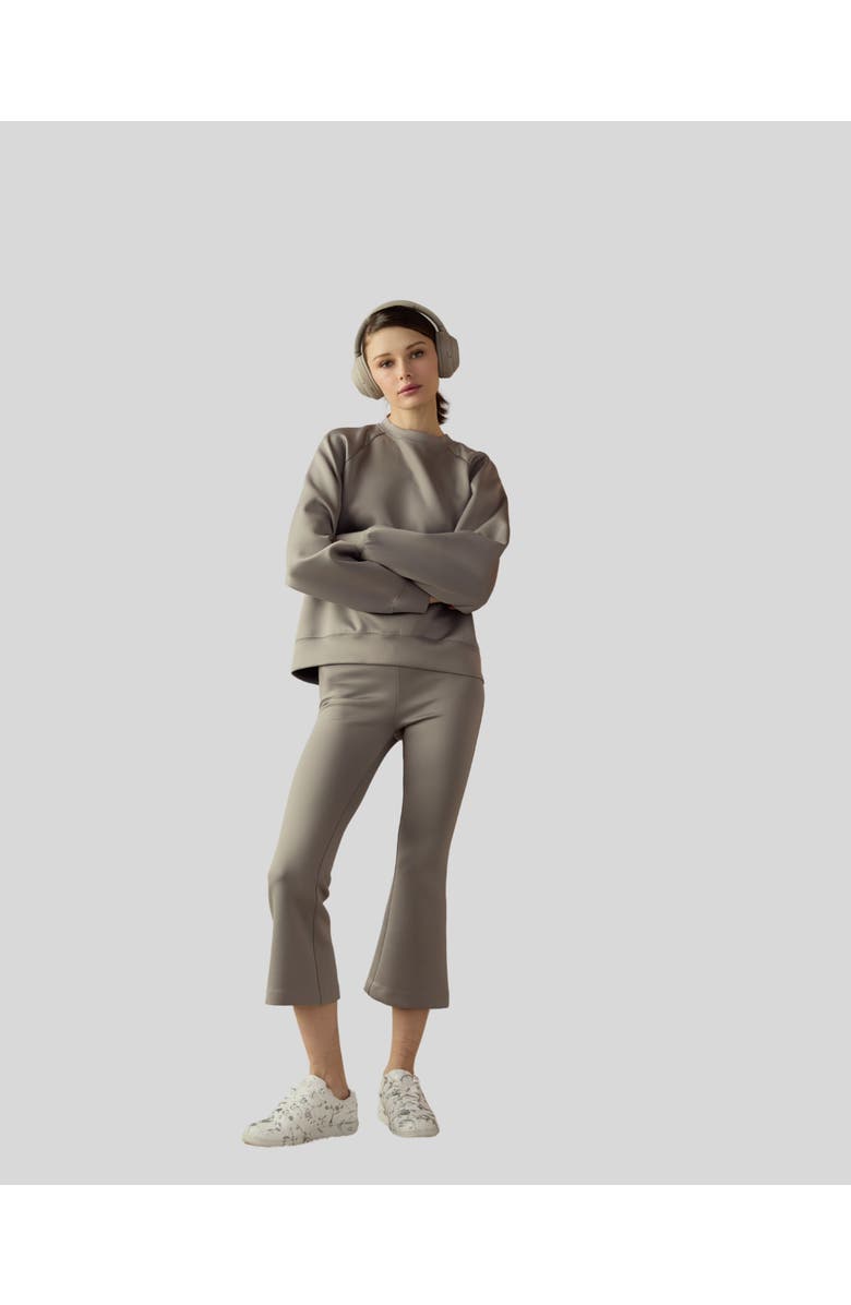 Cynthia Rowley Bonded Pullover Sweatshirt, Alternate, color, 