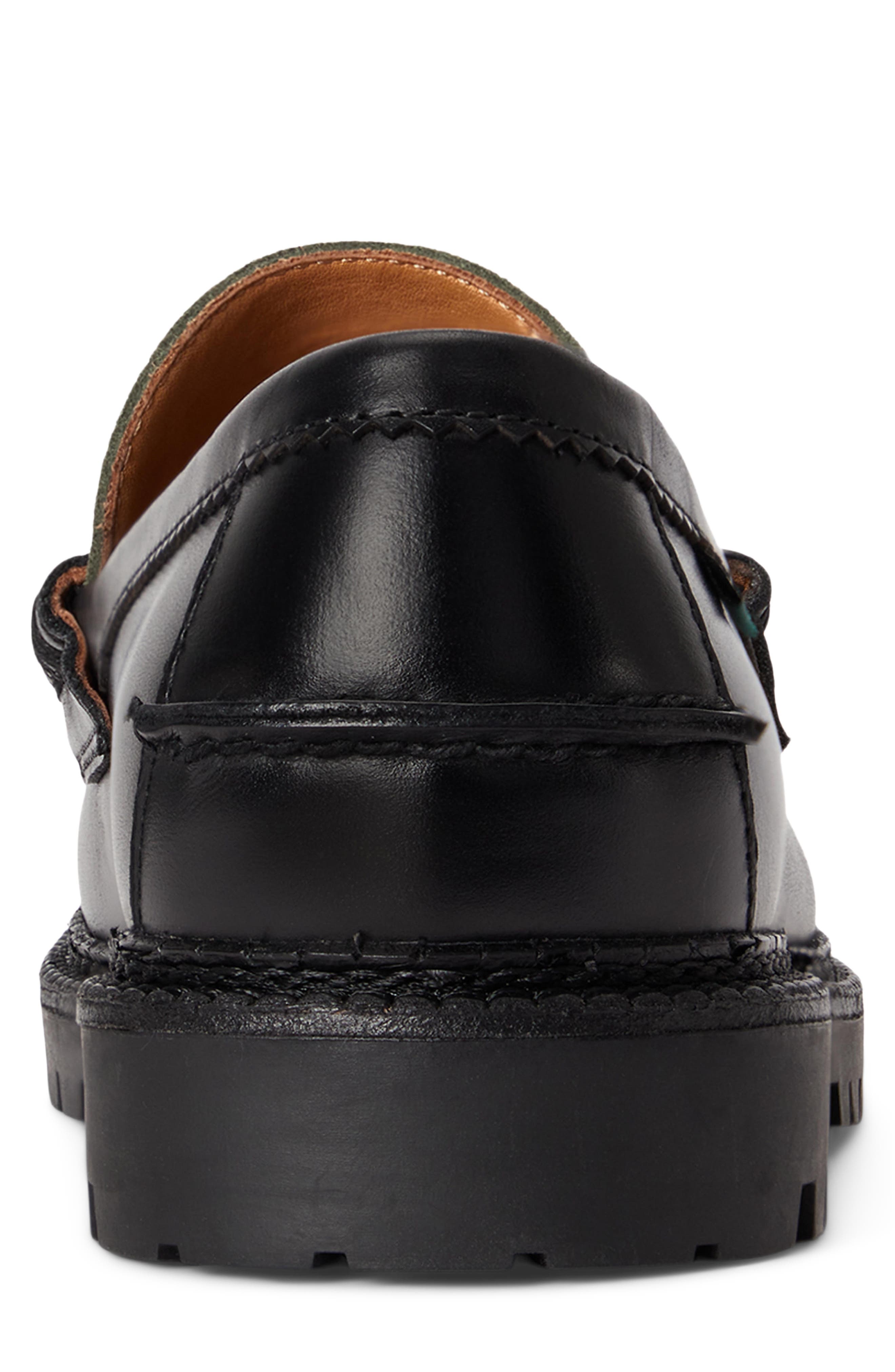 Jett Penny Loafer, Alternate, color, BLACK/ OLIVE