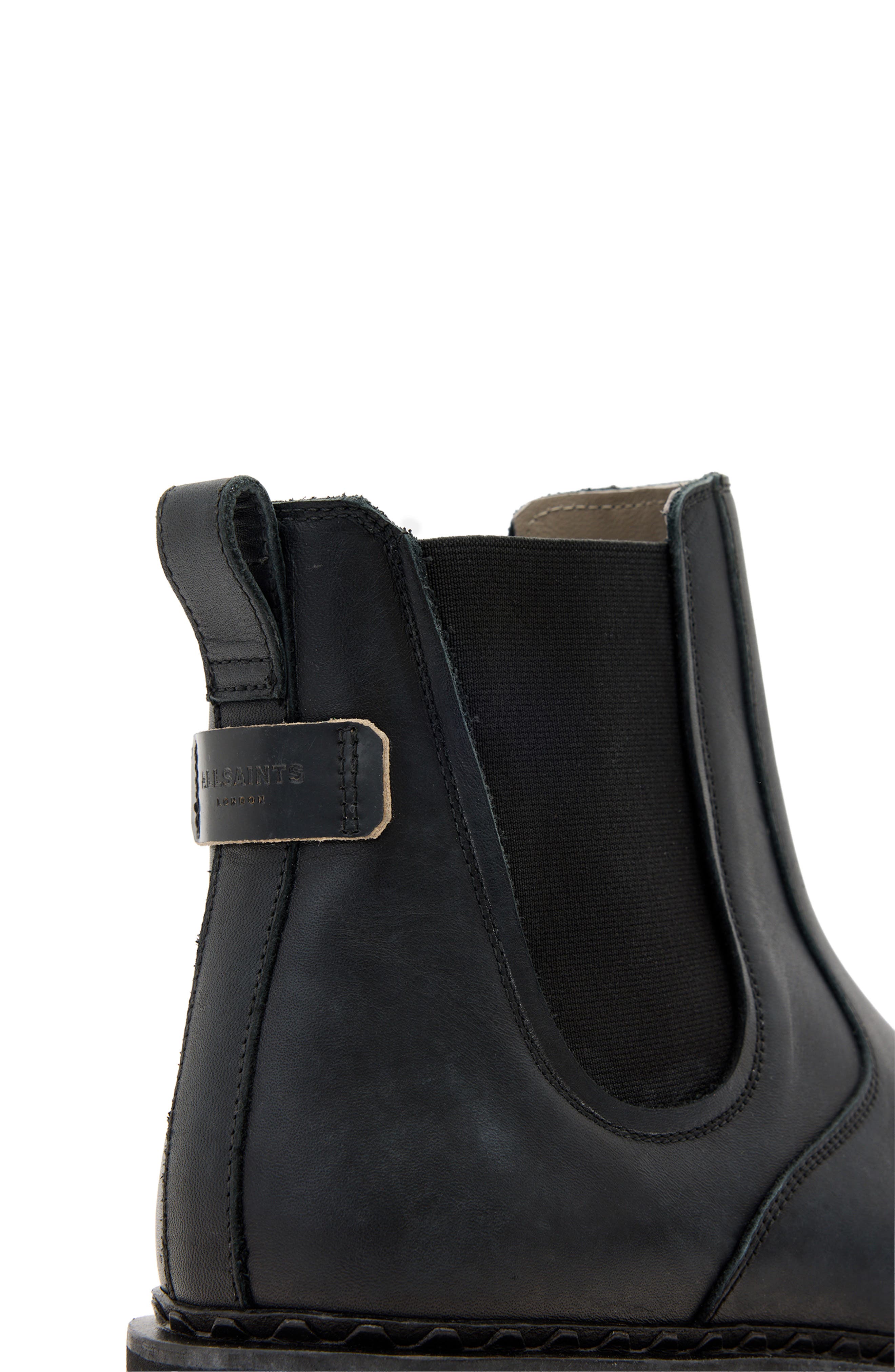 AllSaints Skiff Chelsea Boot, Alternate, color, Black