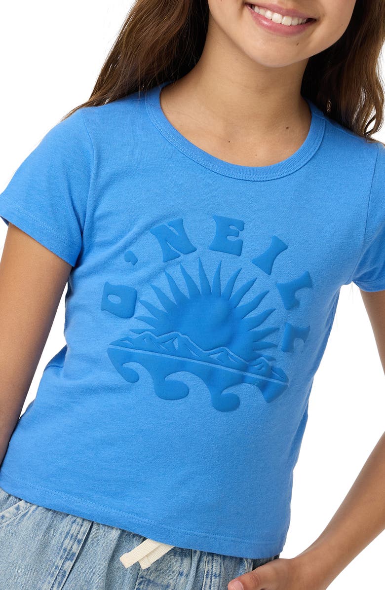 O'Neill Kids' Strato Willa Skimmer Cotton Graphic T-Shirt, Alternate, color, Regatta Blue