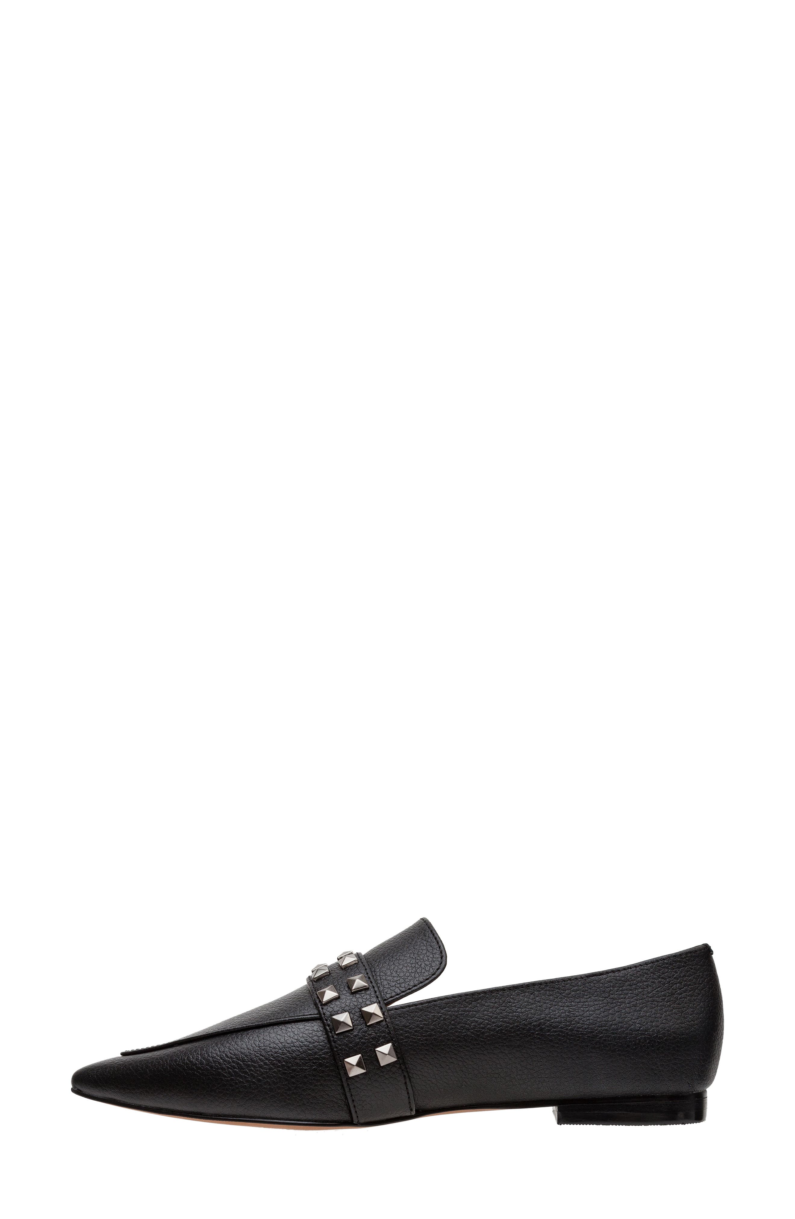 Linea Paolo Mylene Pointed Toe Flat, Alternate, color, Black