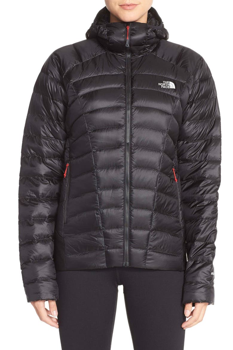 'Quince' Water Repellent Down Jacket, Main, color, TNF BLACK