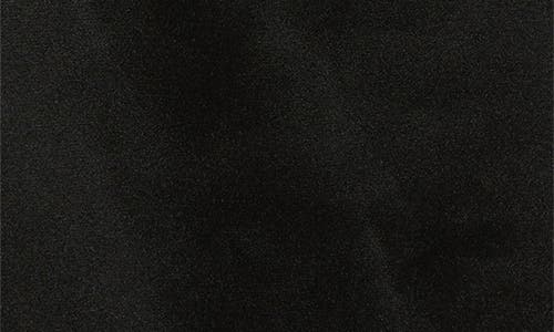 Open Edit Rhinestone Strap Satin Minidress In Black