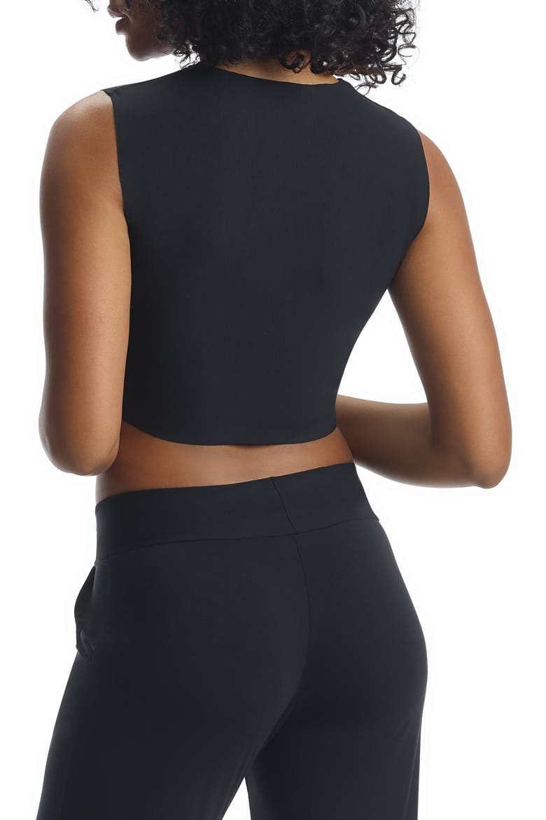 Butter Crop Muscle Tee, Alternate, color, BLACK