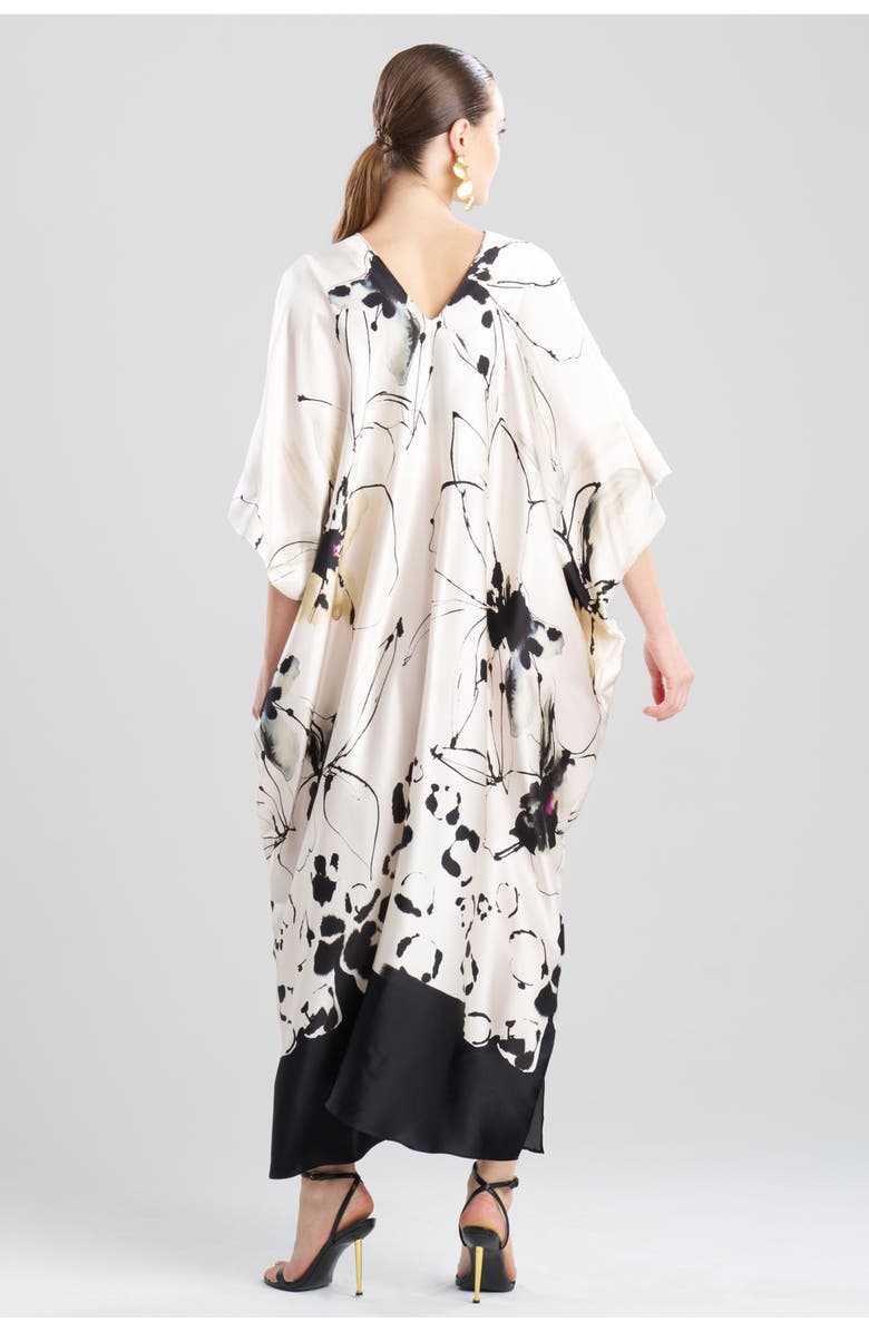Josie Natori Yumi Cocoon Caftan, Alternate, color, 