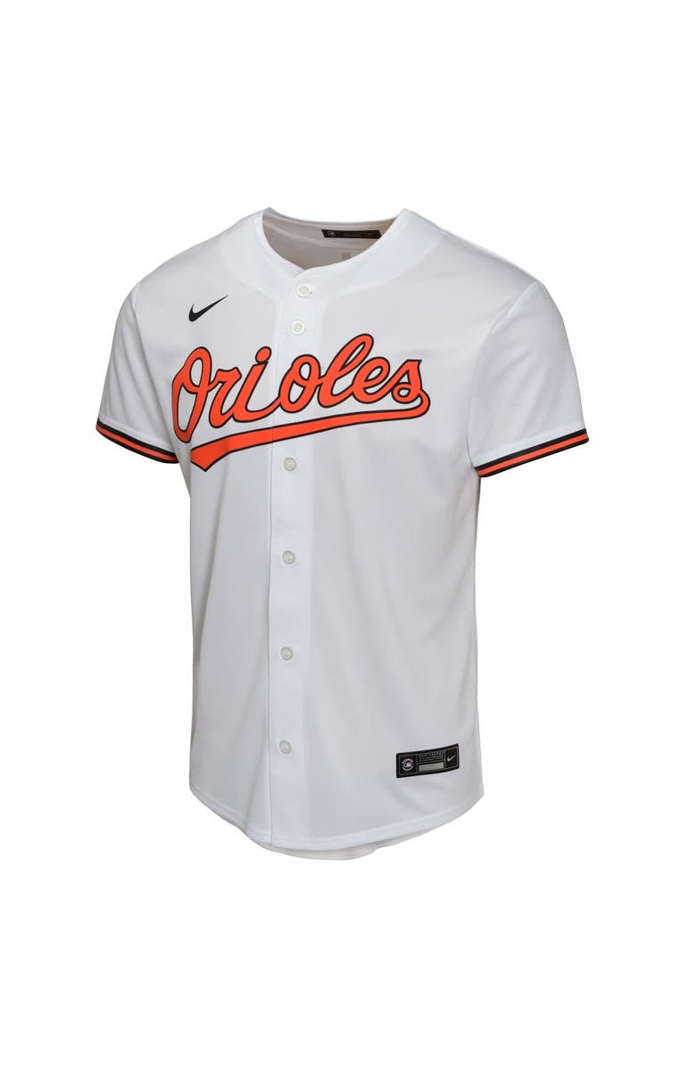 Nike Youth Nike White Baltimore Orioles Home Game Jersey, Alternate, color, White
