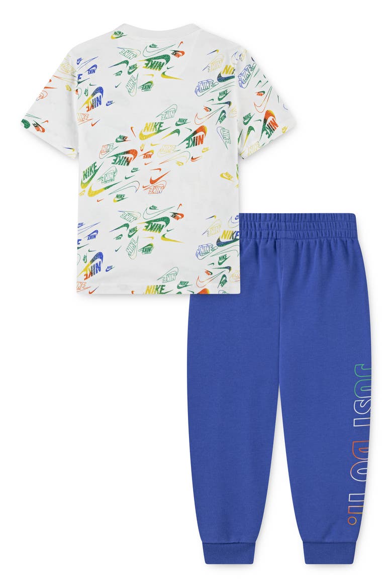 Kids' Reveal T-Shirt & Pant Set, Alternate, color, COMET BLUE