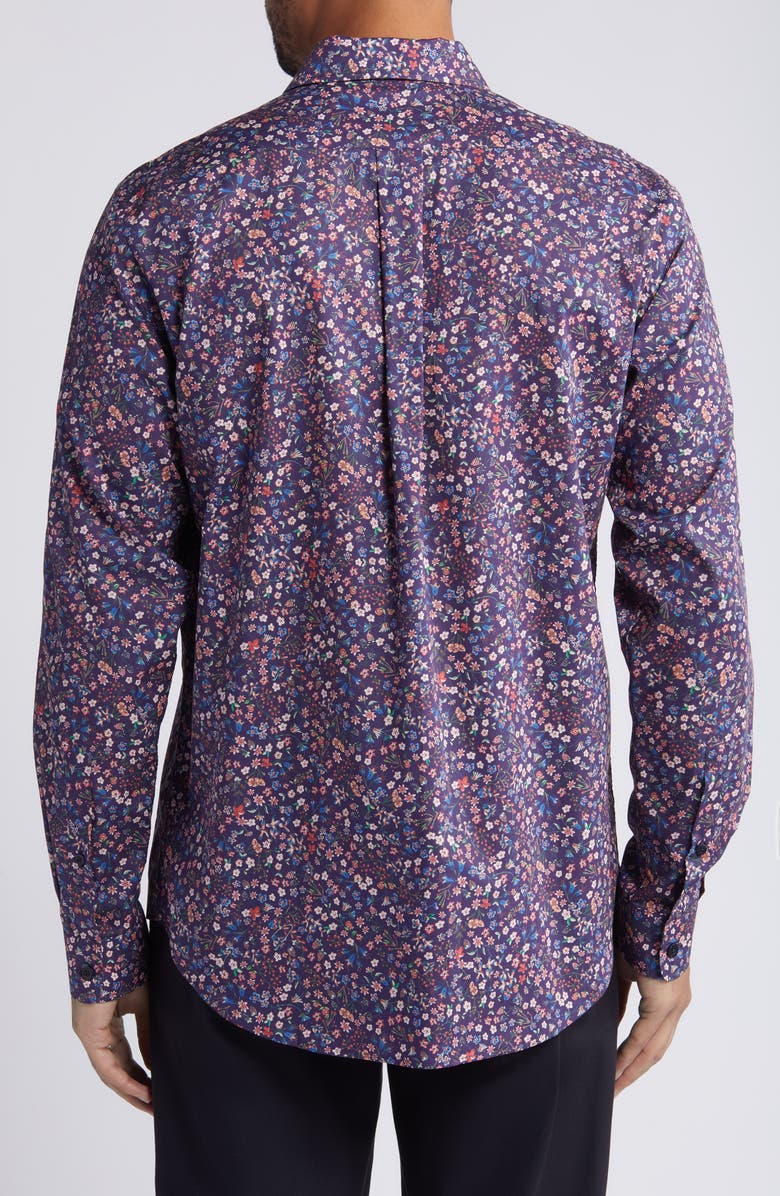 Liberty London Donna-Leigh Lasenby Floral Cotton Button-Up Shirt, Alternate, color, 