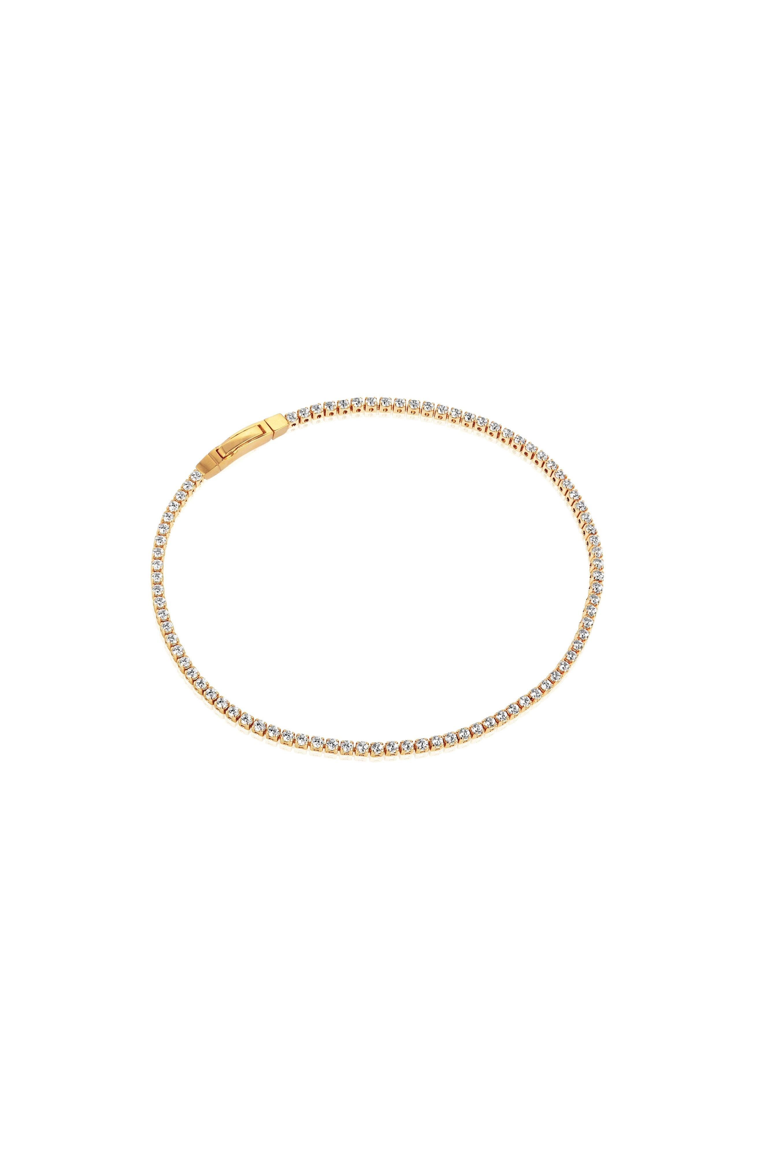 selected 18k Gold Plated / White