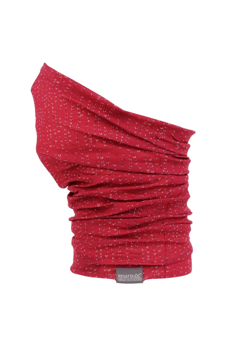 Childrens/Kids Multitube Trailing Leaves Neck Warmer, Main, color, Pink Potion