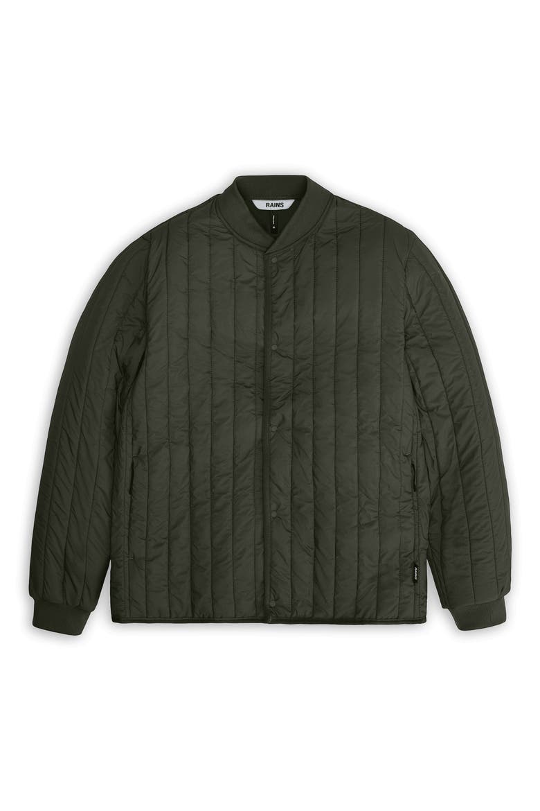 Banja Water Repellent Bomber Liner Jacket, Alternate, color, GREEN