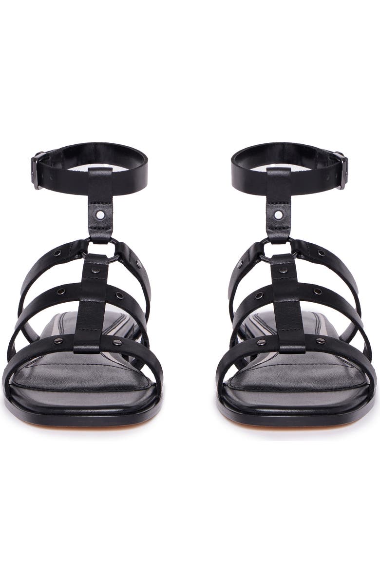 PAIGE Ryland Ankle Strap Sandal, Alternate, color, Black