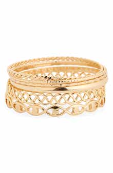 NORDSTROM RACK 6-Pack Bangle Bracelet Set