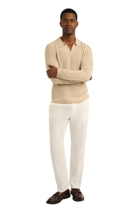 Featherweight Cashmere Sweater Polo
