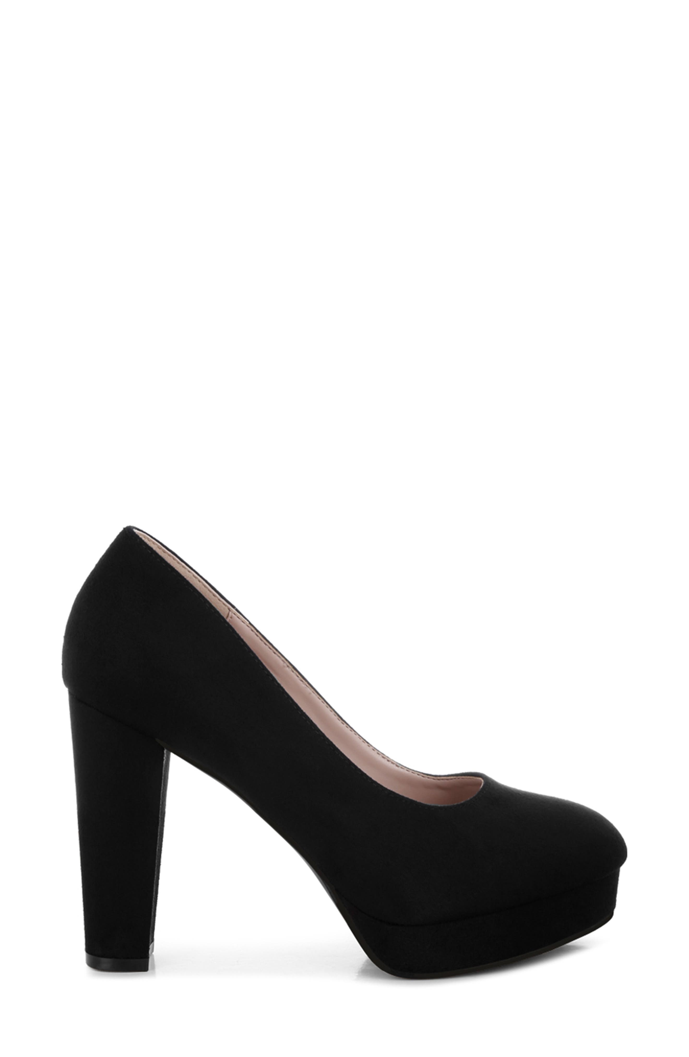 LONDON RAG Olanta Platform Pump, Alternate, color, Black