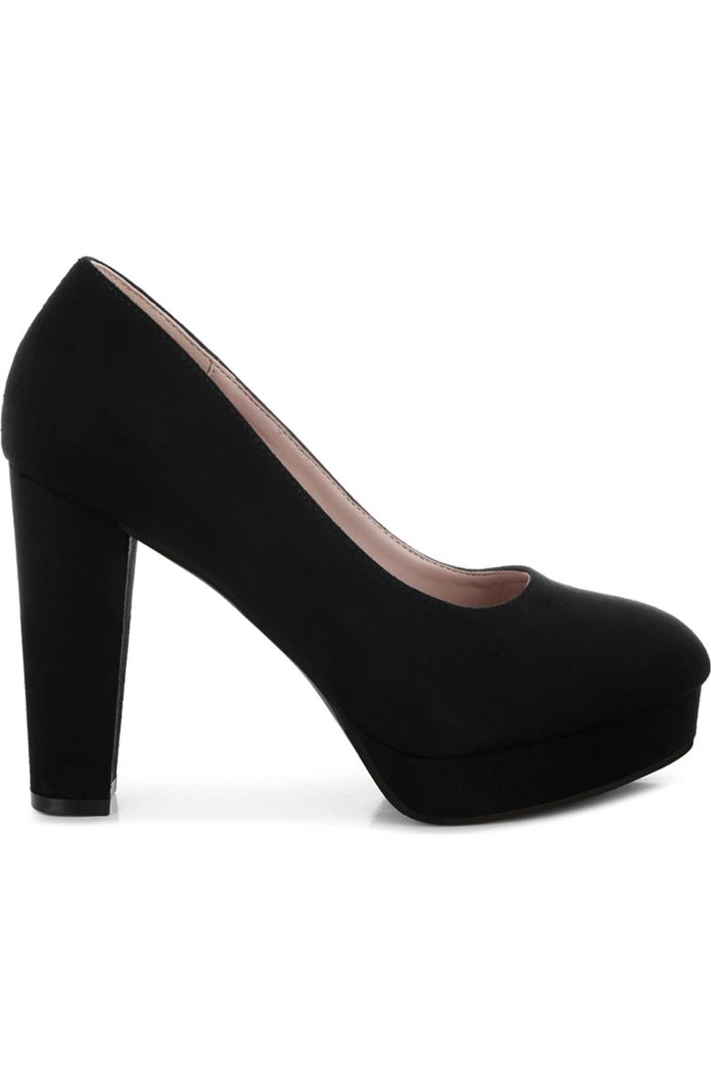 LONDON RAG Olanta Platform Pump, Alternate, color, Black