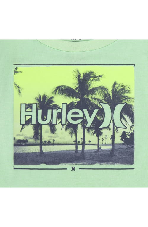 Hurley Open Mind Ii Graphic T-shirt & Cargo Shorts Set In Green