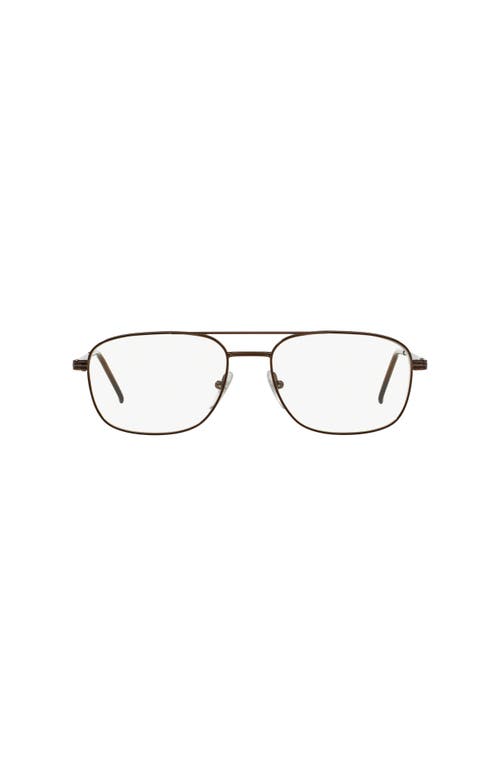 Sferoflex 56mm Square Optical Glasses In Black